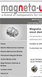 Mobile Screenshot of magneta-usa.com